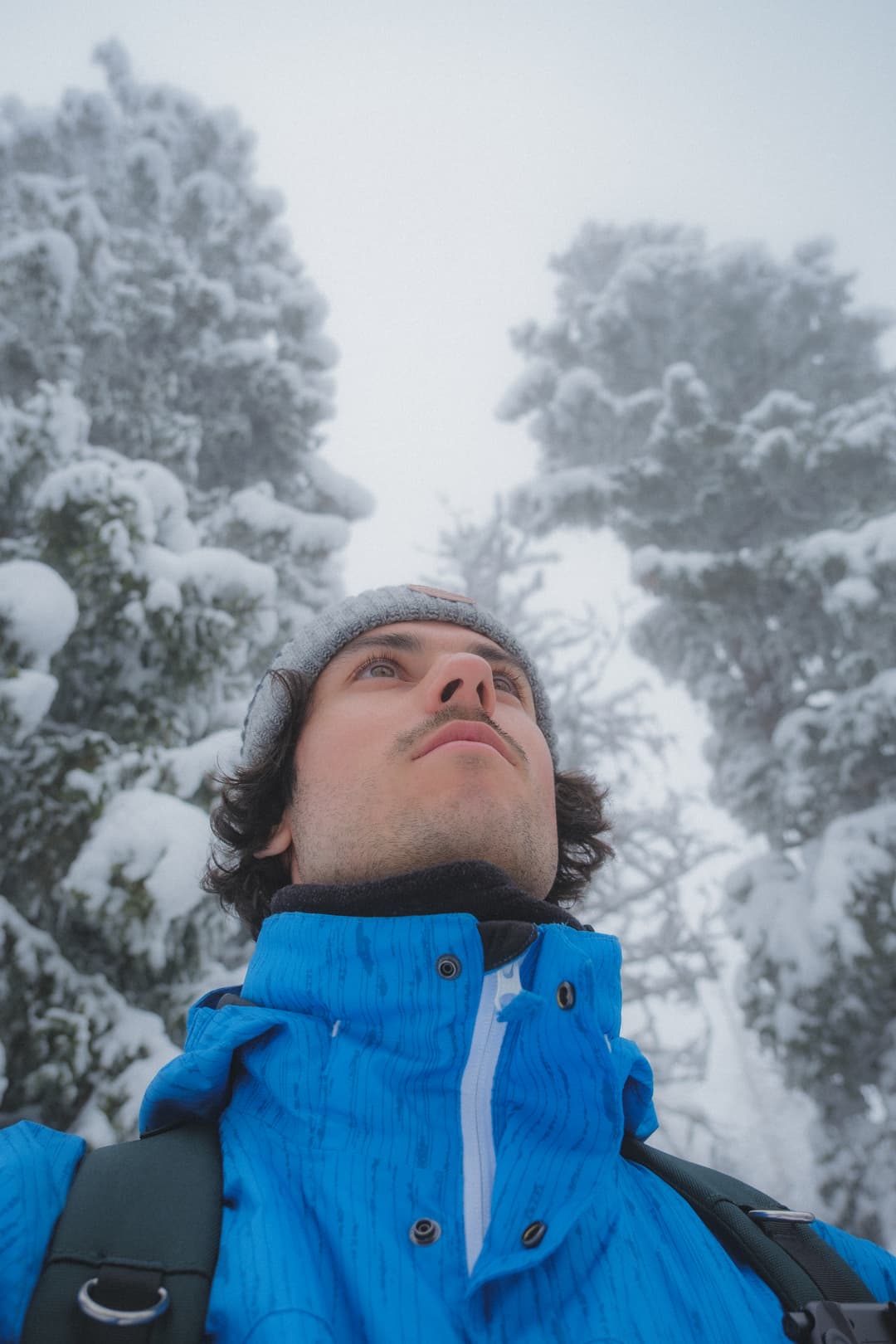 Corentin Brugnon sous la neige
